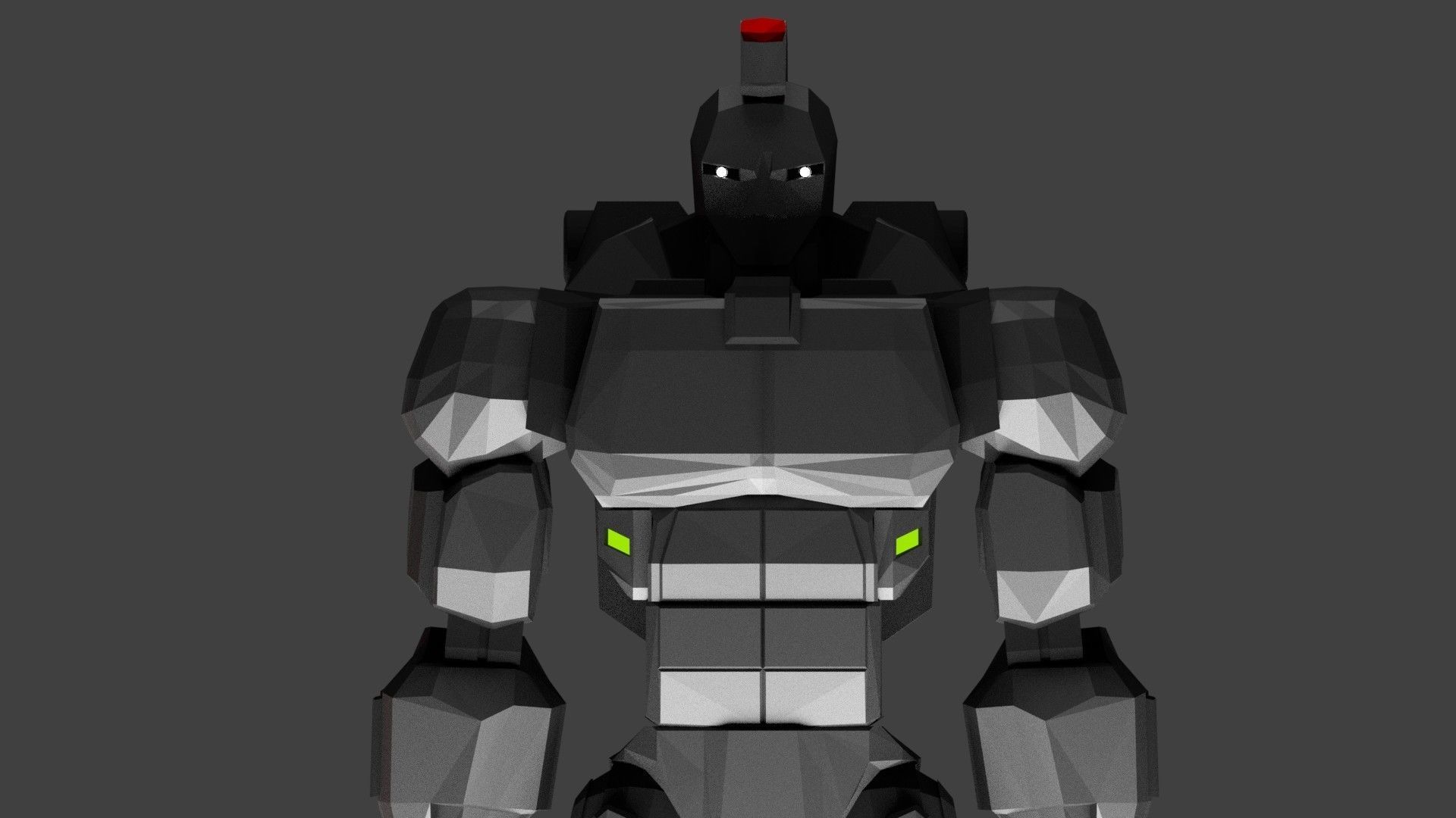 Spartan Class Mech Unit-01 Sator Low-poly 3D model_20