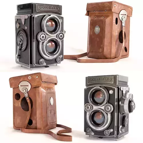 Phorocamera Rolleiflex 3D model