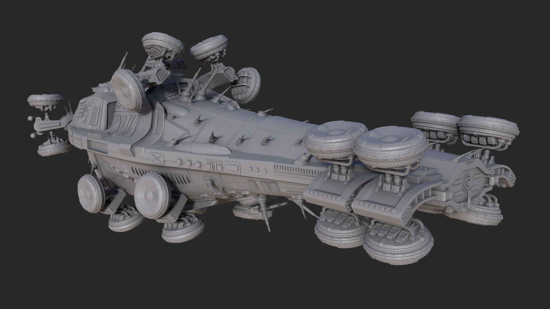 Matrix Airship  3D model_9
