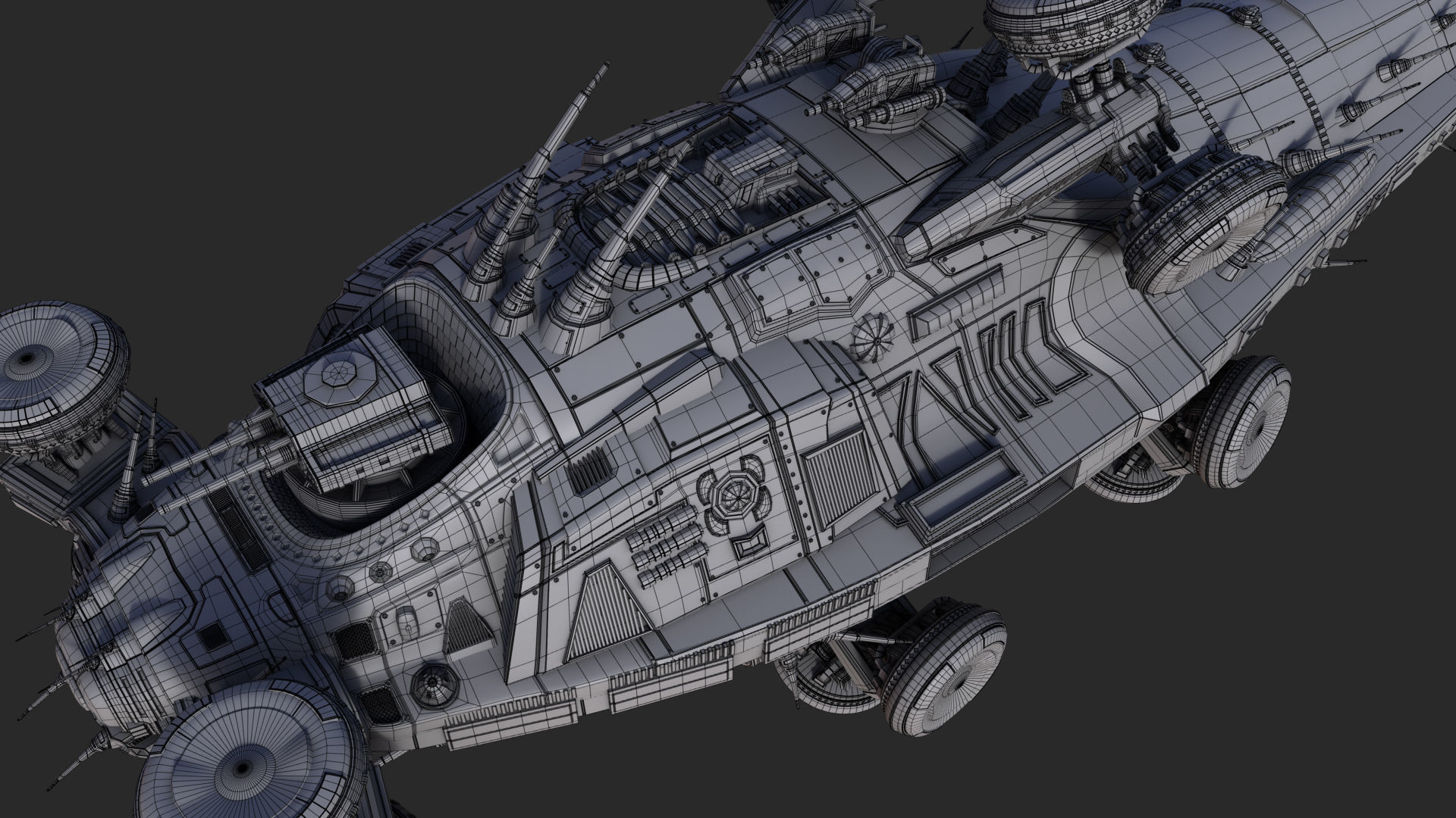 Matrix Airship  3D model_14