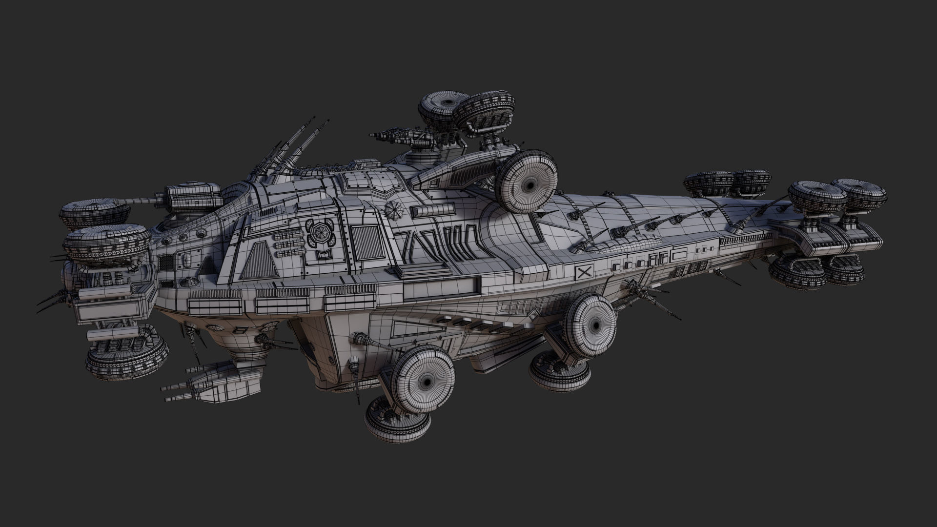 Matrix Airship  3D model_8