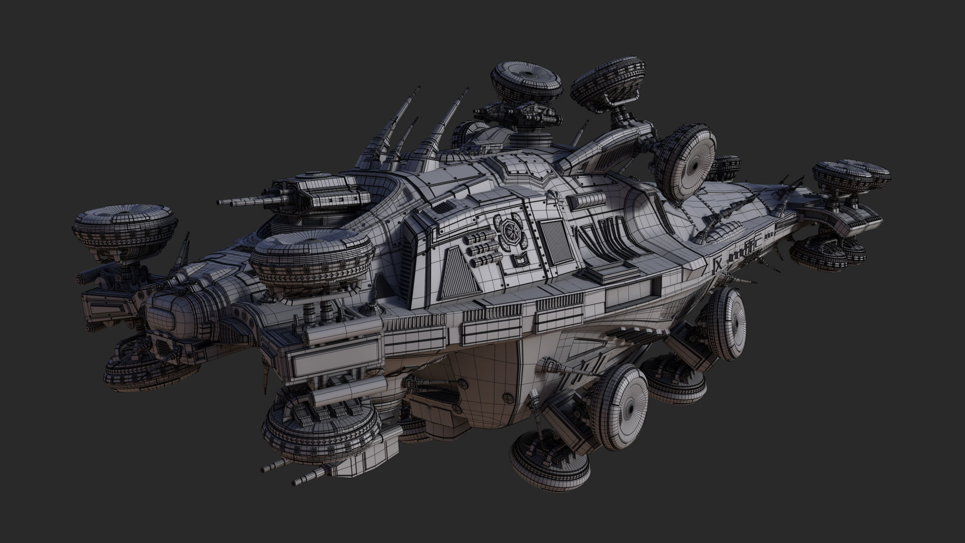 Matrix Airship  3D model_6