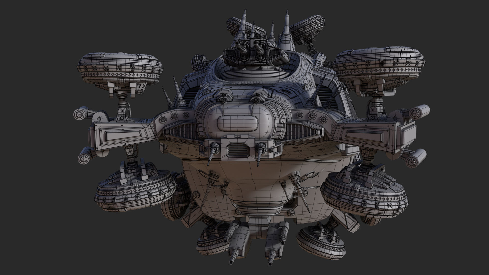 Matrix Airship  3D model_4