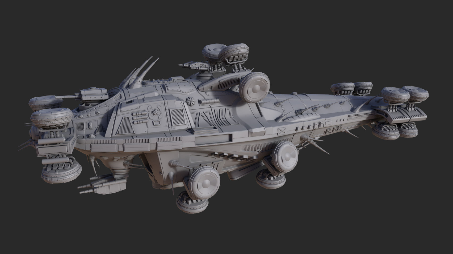 Matrix Airship  3D model_7