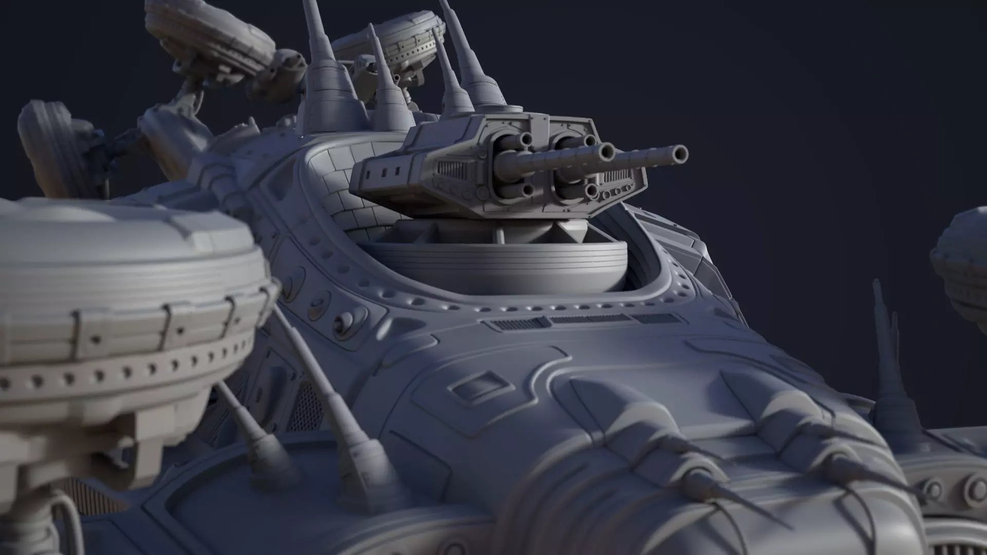Matrix Airship  3D model_0