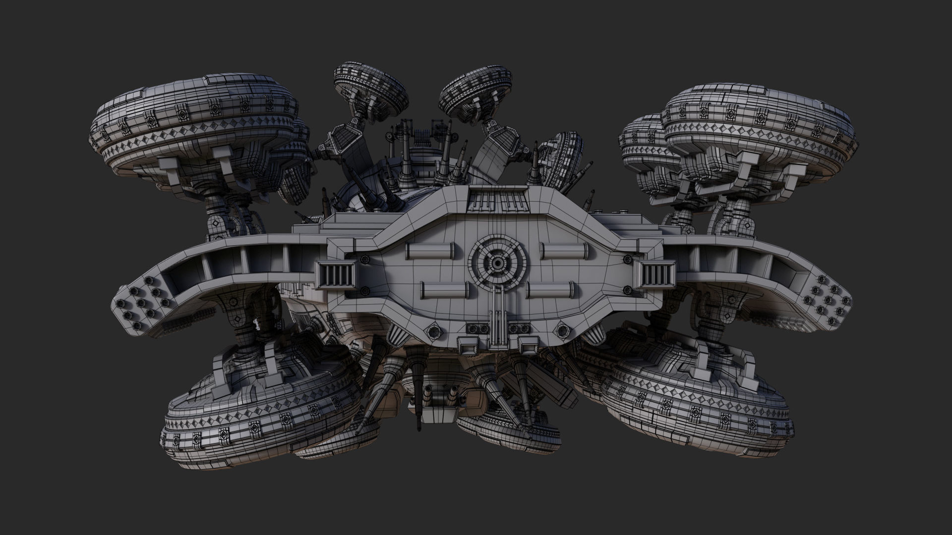 Matrix Airship  3D model_12