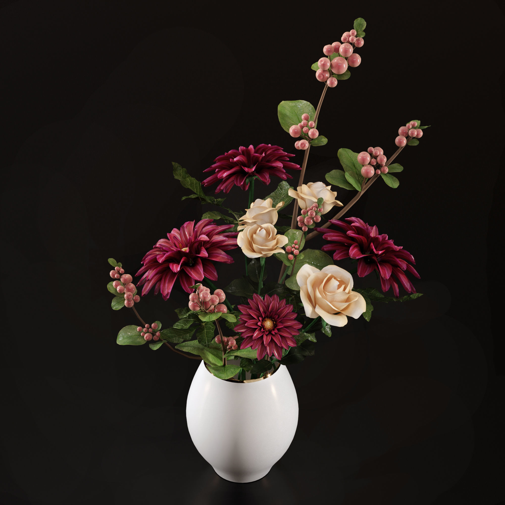 table setting 3D model_1