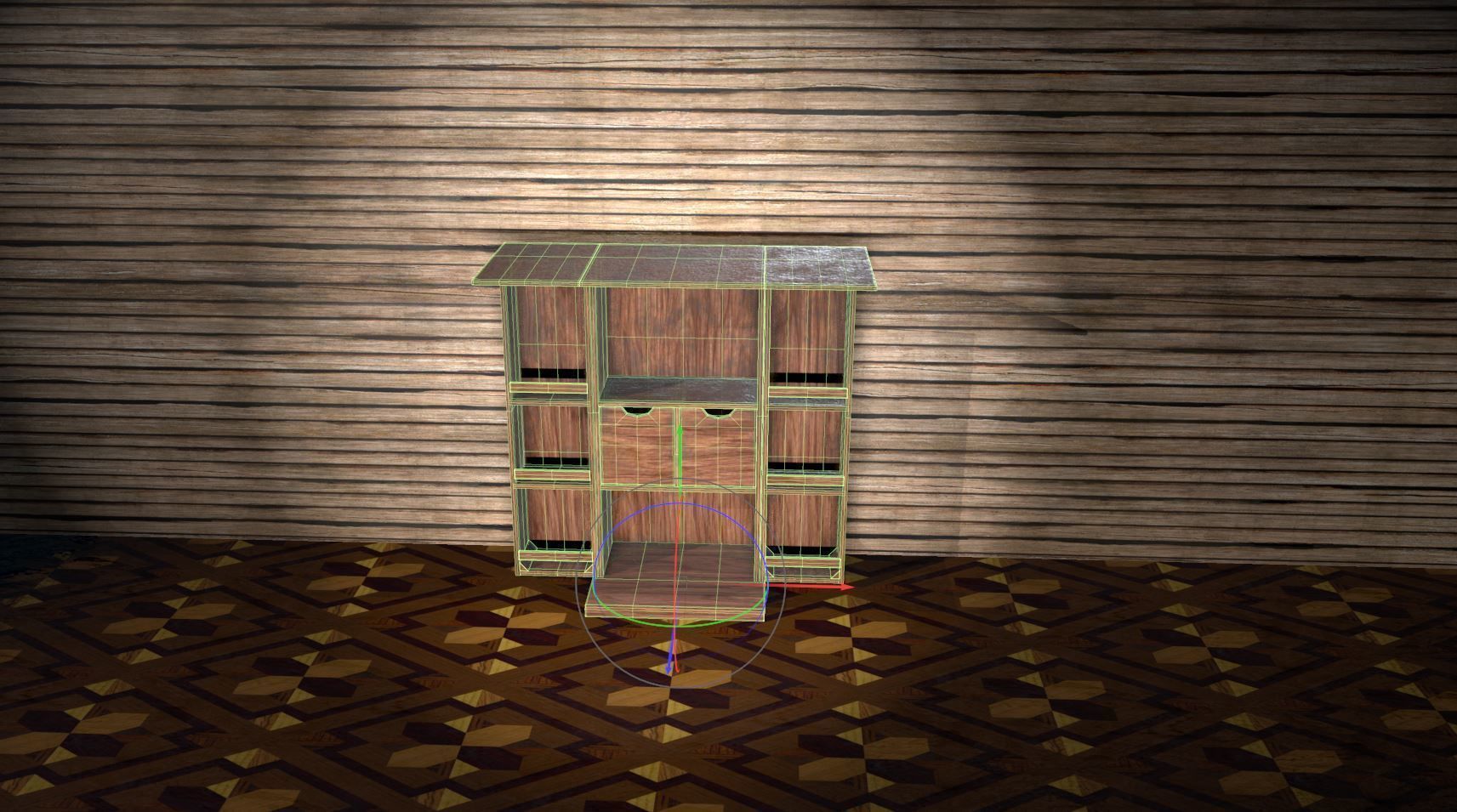 Dining Room - Bar Table Furniture Low poly 3d Model Low-poly 3D model_5