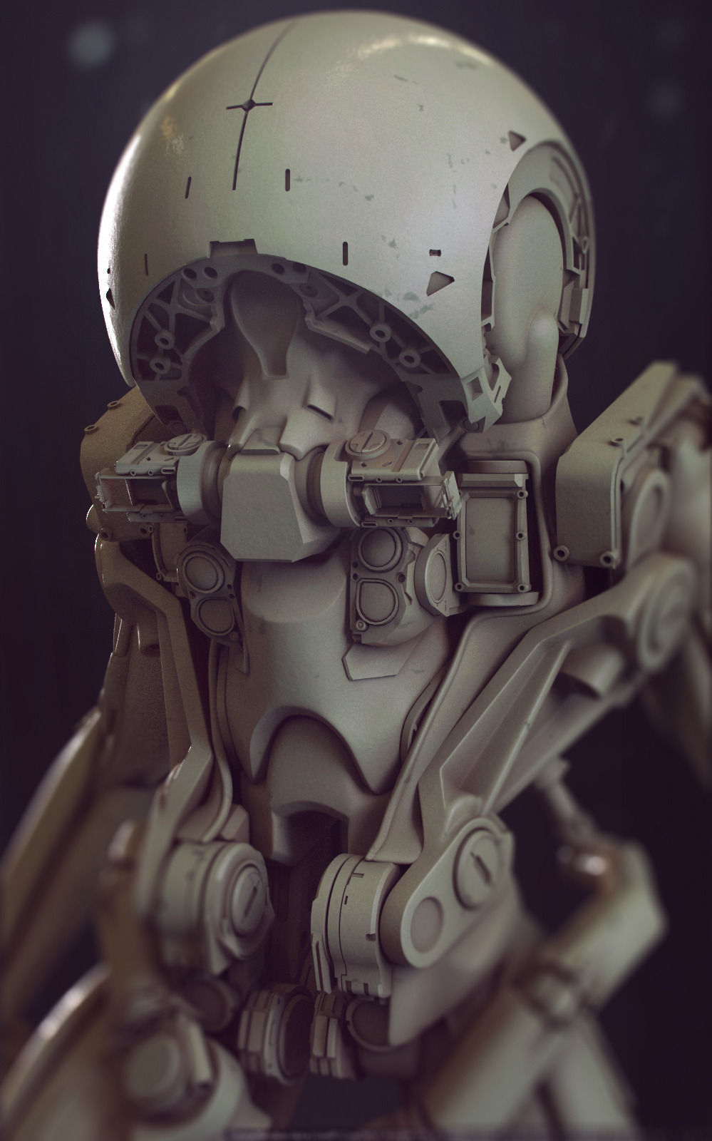 tadpole droid 3D model_2