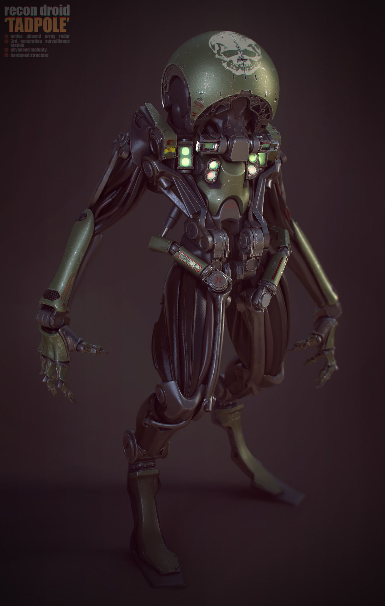 tadpole droid 3D model_4