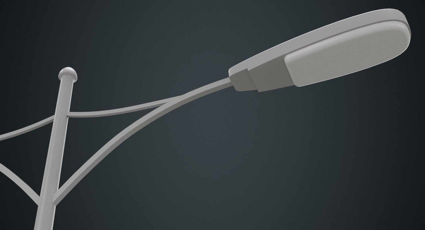 Street Light 6A Low-poly 3D model_5