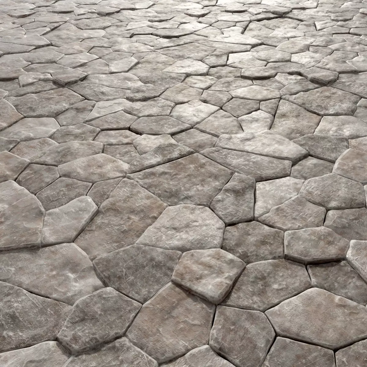 Paving rock 3D model_0