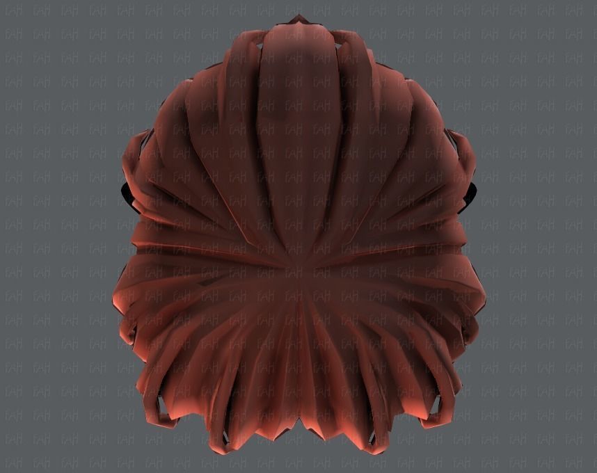 3D Hair style for boy V32 Low-poly 3D model_35