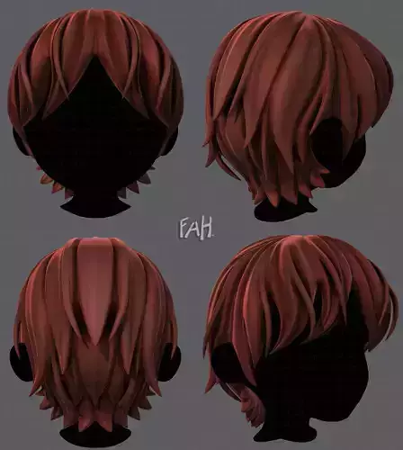 3D Hair style for boy V32