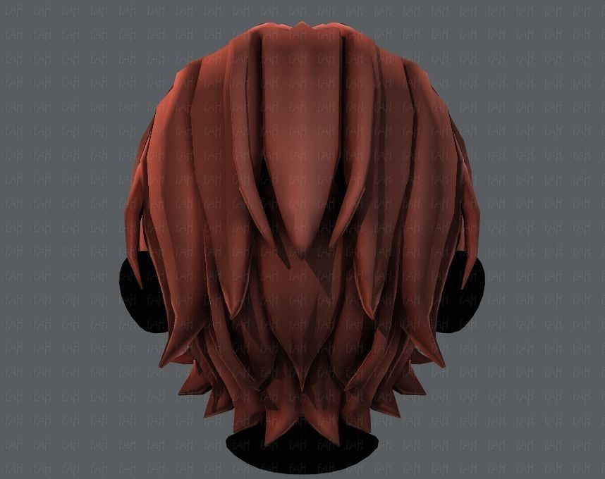 3D Hair style for boy V32 Low-poly 3D model_21