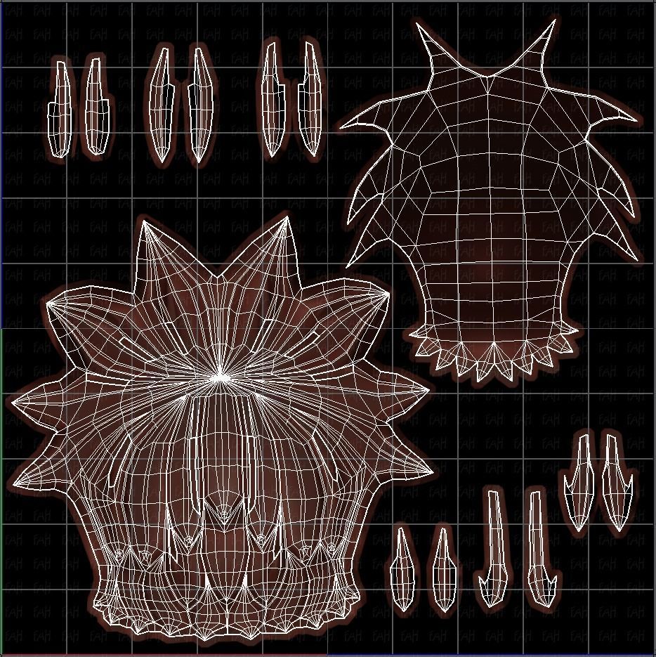 3D Hair style for boy V32 Low-poly 3D model_45