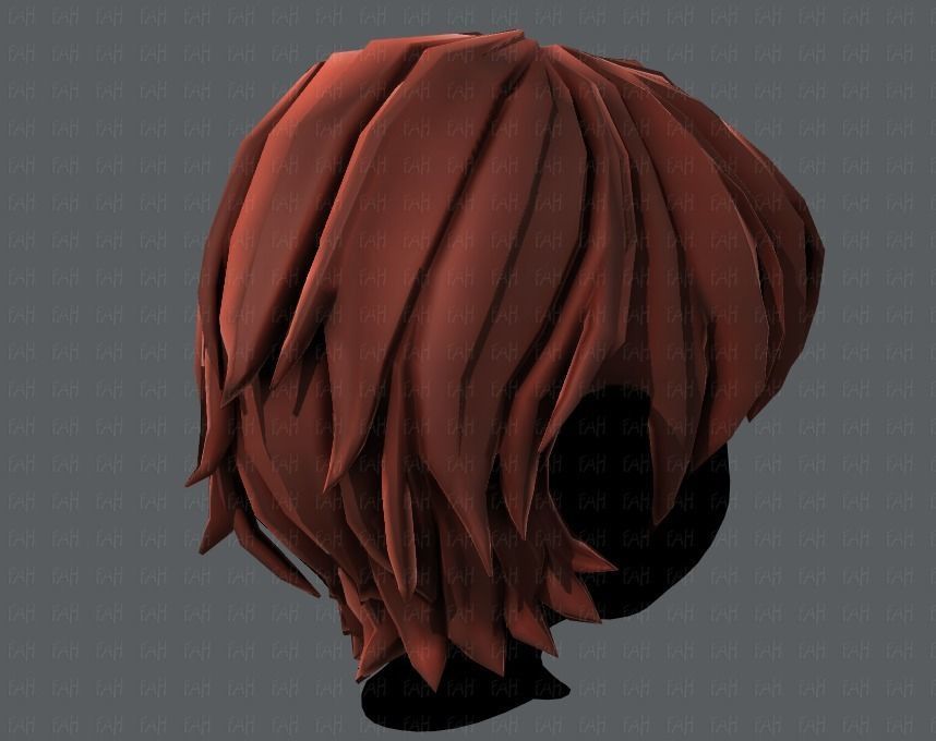 3D Hair style for boy V32 Low-poly 3D model_20