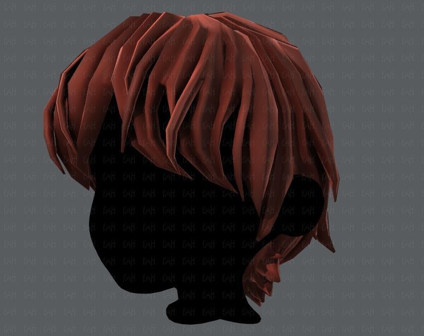 3D Hair style for boy V32 Low-poly 3D model_24