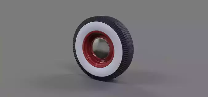 Wheel from retro car