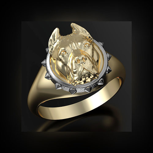 pitbull ring 3D print model