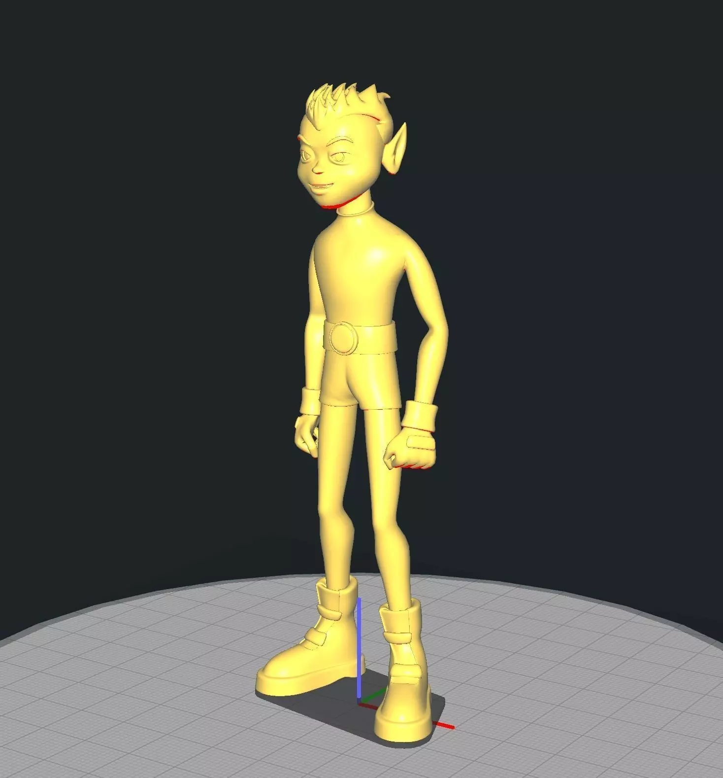 Teen Titan Beast Boy 3D print model_0