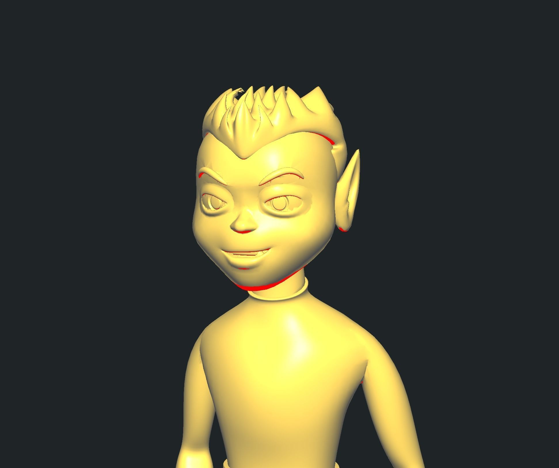 Teen Titan Beast Boy 3D print model_2