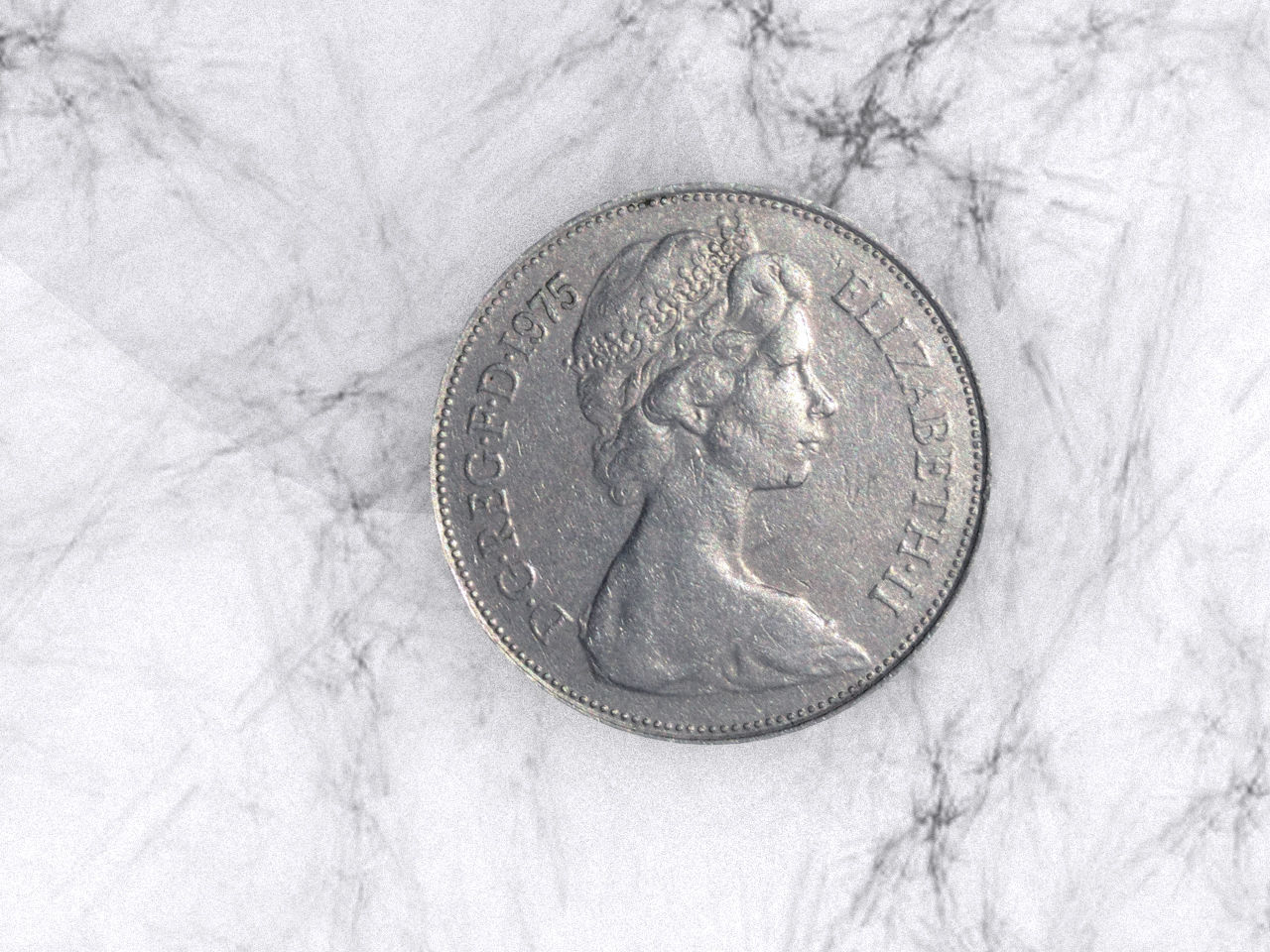 British Ten Pence - 10p - Coins 1975-1989 Jersey Low-poly 3D model_4