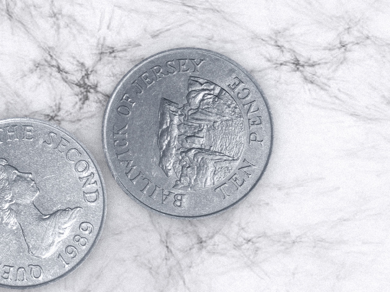 British Ten Pence - 10p - Coins 1975-1989 Jersey Low-poly 3D model_1