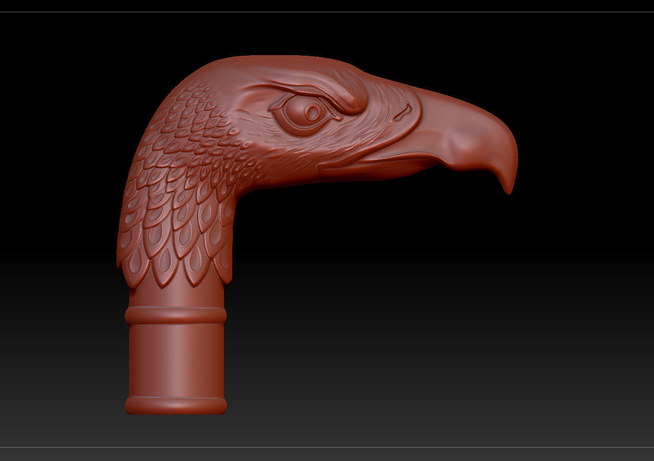 cane with eagle head