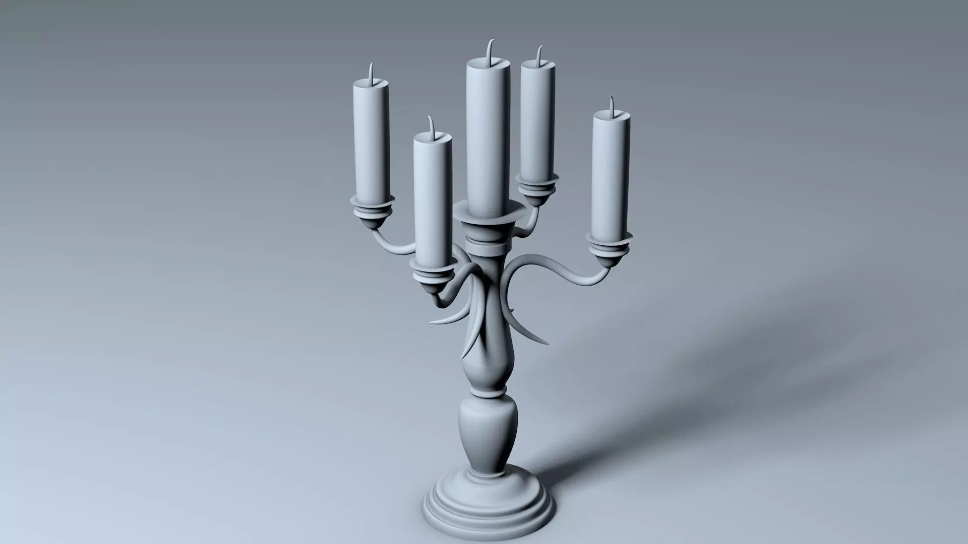 Candle Holder 3D model_0