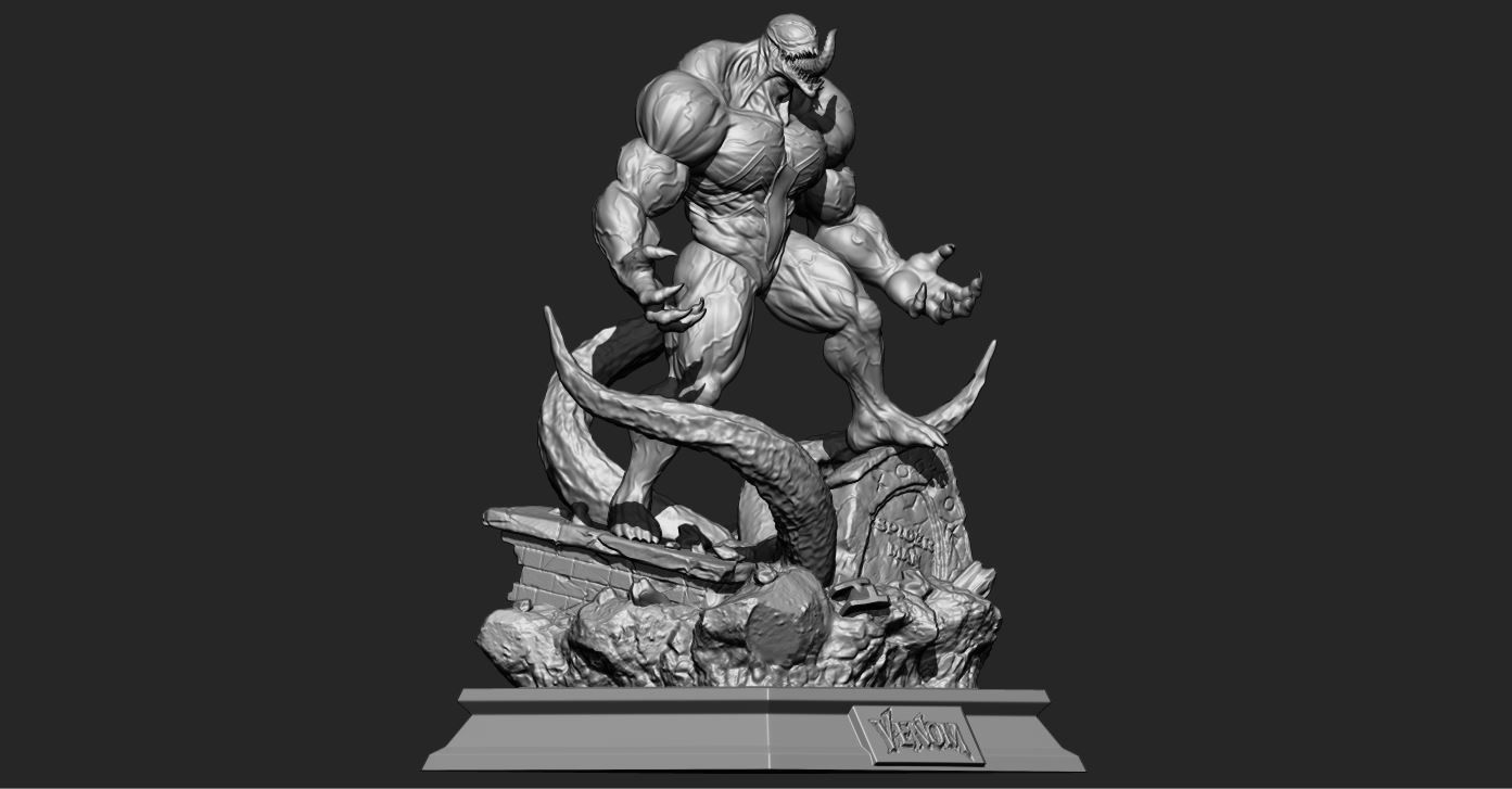 Super Venom - Marvel 3D print model_5
