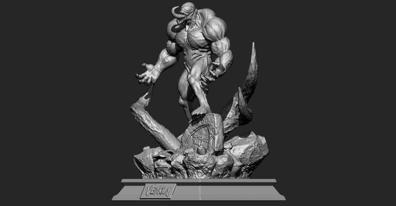 Super Venom - Marvel 3D print model_8