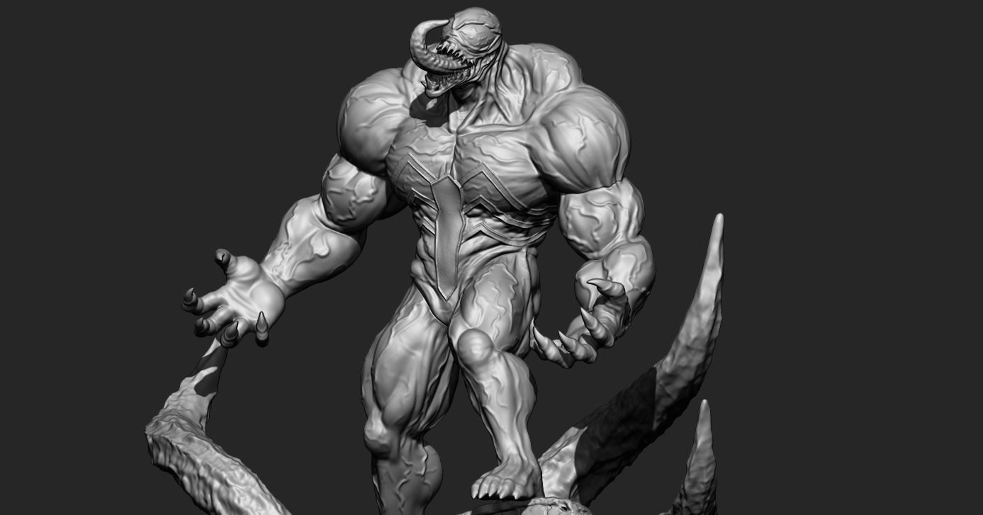 Super Venom - Marvel 3D print model_17