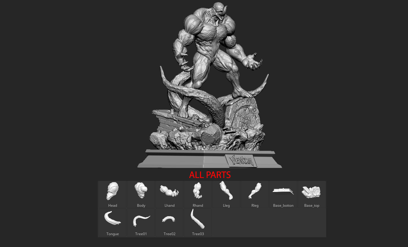 Super Venom - Marvel 3D print model_32