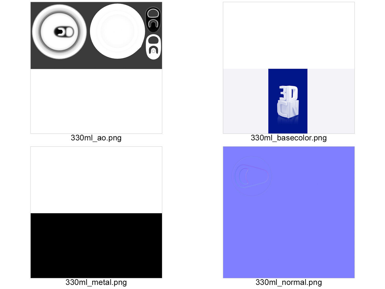 15 pack 330ml drink cans in plastic shrink wrap 3D model_12