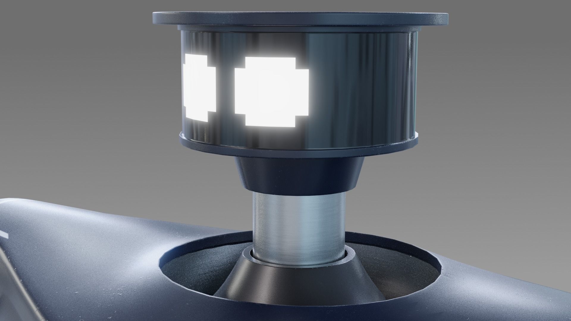 Cartoon Sci-fi Robot 3D model_2