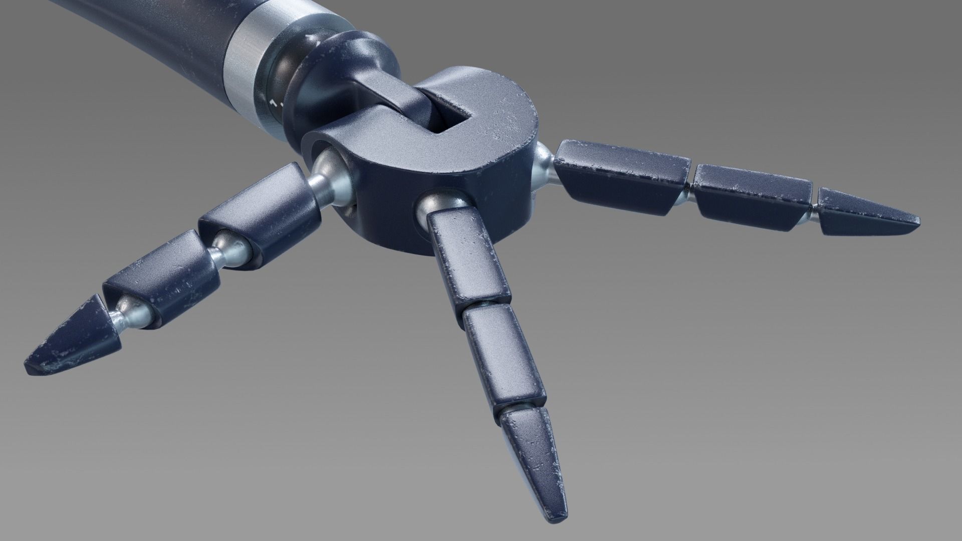 Cartoon Sci-fi Robot 3D model_3