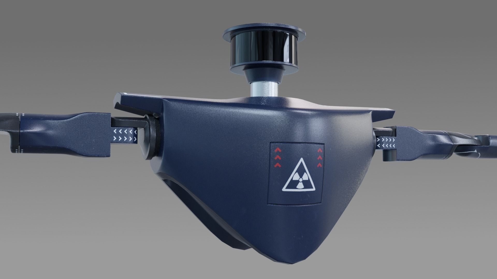 Cartoon Sci-fi Robot 3D model_1