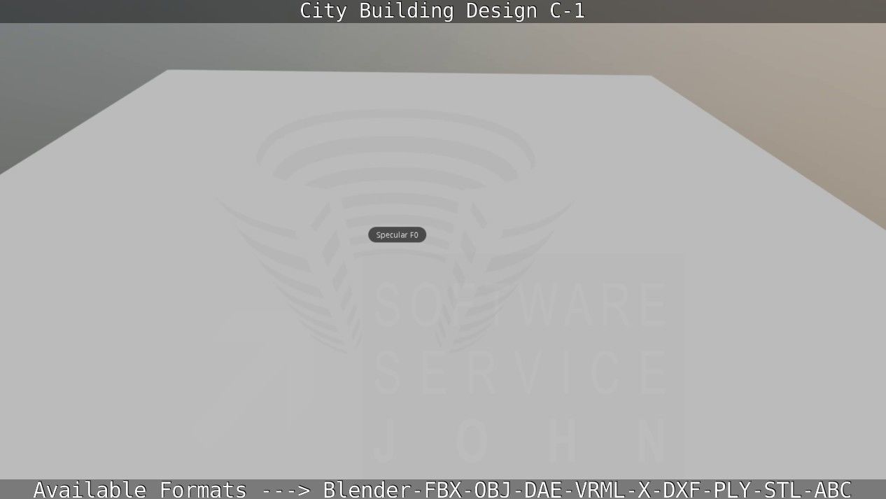 City Building Design C-1 3D model_76