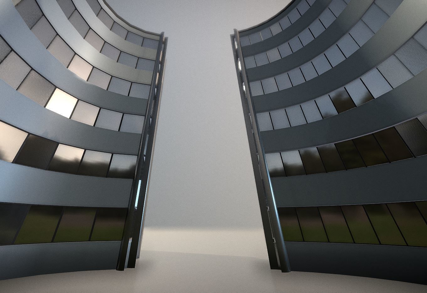 City Building Design C-1 3D model_6