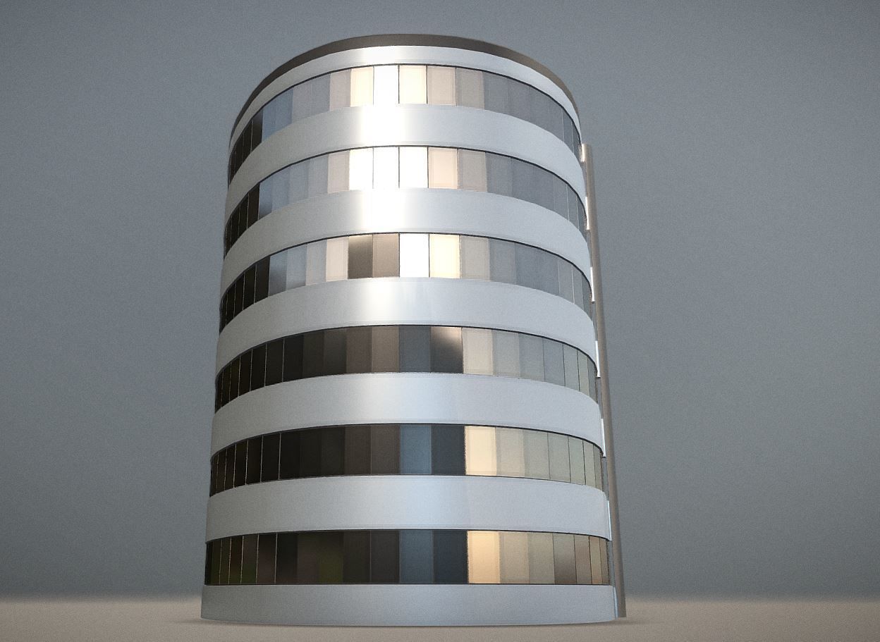 City Building Design C-1 3D model_10