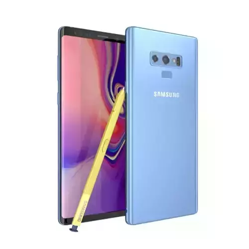 Samsung Galaxy Note 9 Ocean Blue 3D model