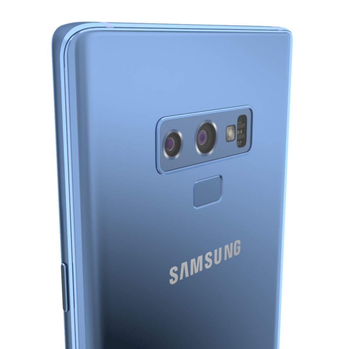 Samsung Galaxy Note 9 Ocean Blue 3D model_3