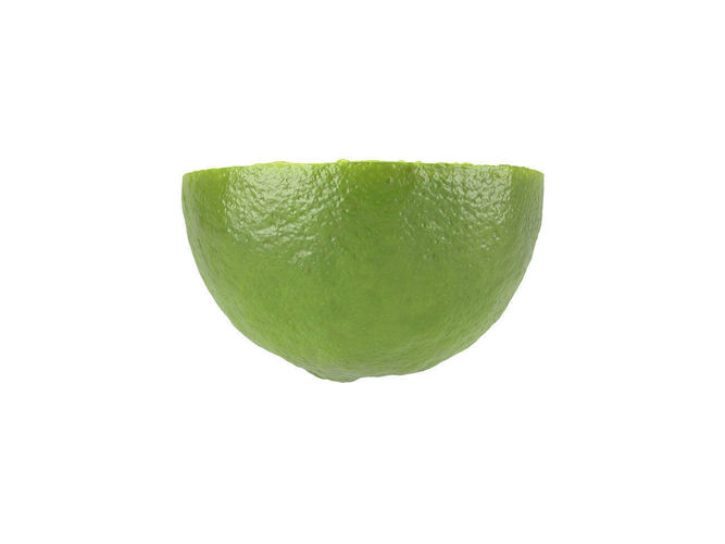 Photorealistic Lime Half 3D Scan 2 3D model 4