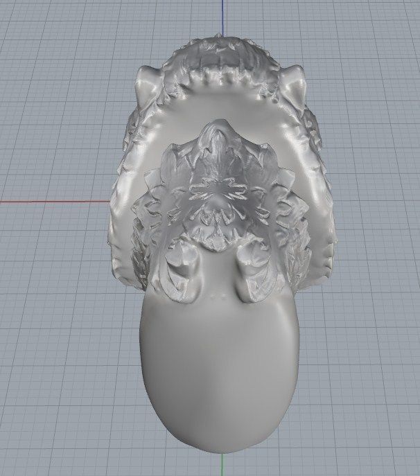  Beaver with knife garda 3D print model_3