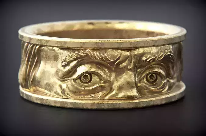 Franklin eyes Ring 3D print model