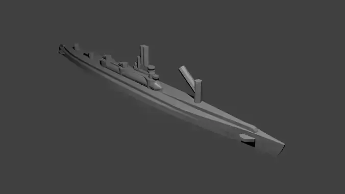 Japanese I-400 Class Submarine 3D print model