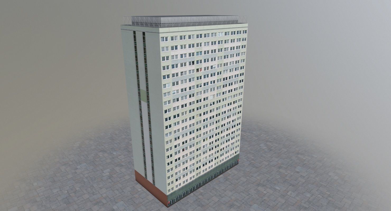 3D model Prague High Rise Pack VR / AR / low-poly | CGTrader