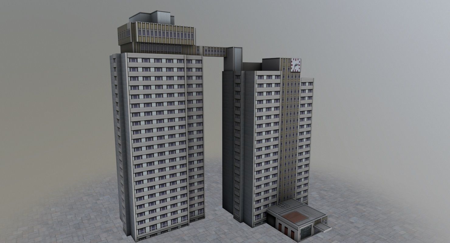 3D model Prague High Rise Pack VR / AR / low-poly | CGTrader