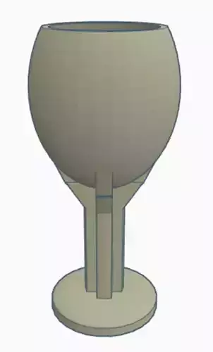 Pythagorean Cup-Greedy Cup Free 3D print model